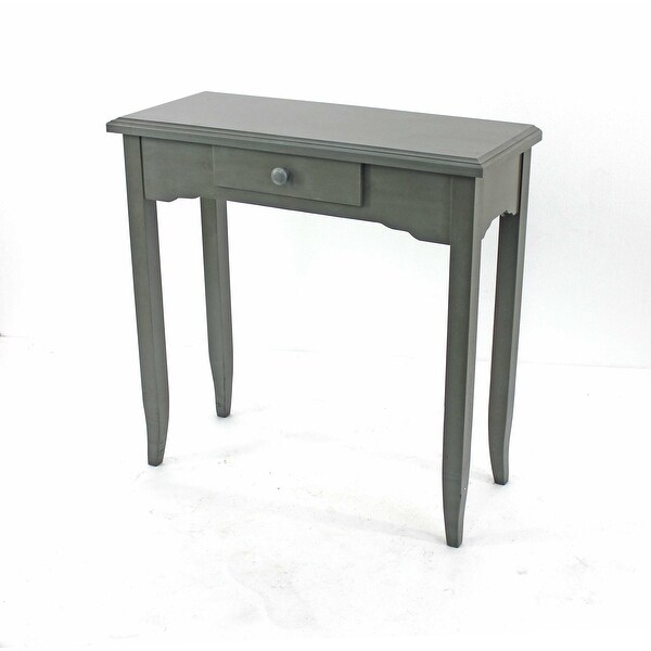Shop Minimalist Grey Console Table with 1 Drawer - Free ...
