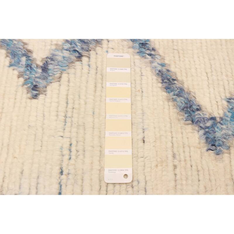 ECARPETGALLERY Hand-knotted Tangier Cream Silk, Wool Rug - 8'1 x 9'10