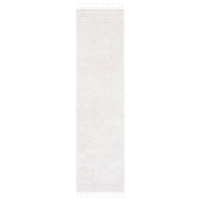 SAFAVIEH Handmade Marrakech Albine Traditional Rug - 2'2" x 8' Runner - Ivory/Beige