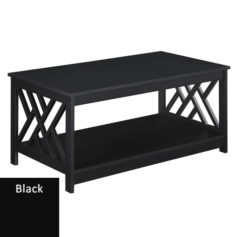 Convenience Concepts Titan Coffee Table with Shelf