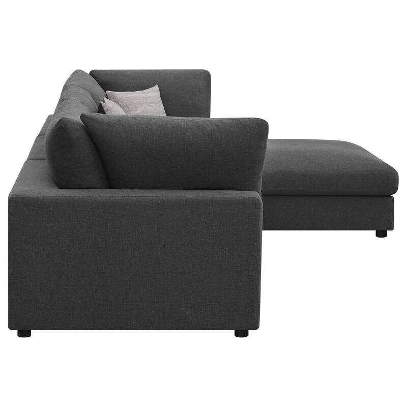 Serene 4-piece Upholstered Modular Sectional Sofa