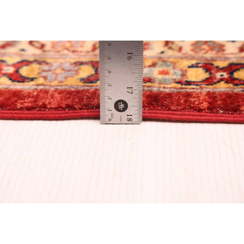 ECARPETGALLERY Hand-knotted Aryana Dark Red Wool Rug - 10'3 x 13'9