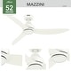 preview thumbnail 3 of 15, Hunter 52" Mazzini Ceiling Fan, Handheld Remote - ENERGY STAR - Casual Modern - Damp Rated!