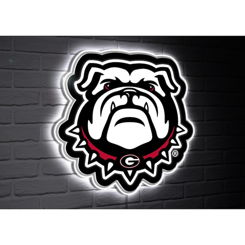 University of Georgia College Mascot Plug-In LED Lighted Sign