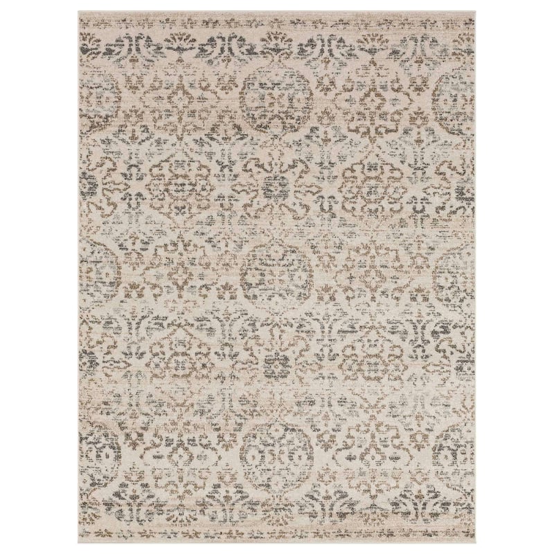 Mohawk Home Hancock Ornamental Area Rug - 6' x 9' - Grey - Runner/Rectangle