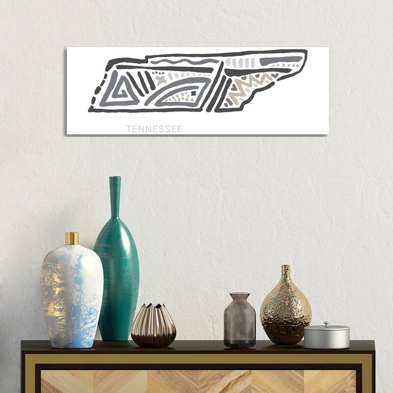 iCanvas "Tennessee" by Statement Goods Canvas Print - 12x36x1.5