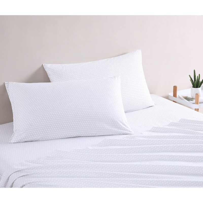 City Scene Cotton Percale Printed Sheet Sets