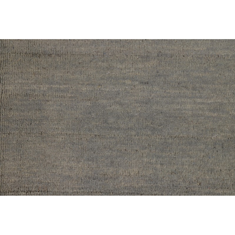 Hand Knotted Oriental 100% Wool Carpet Modern Modern Beige & Ivories Gabbeh Area Rug - 5' 9'' X 3' 8''