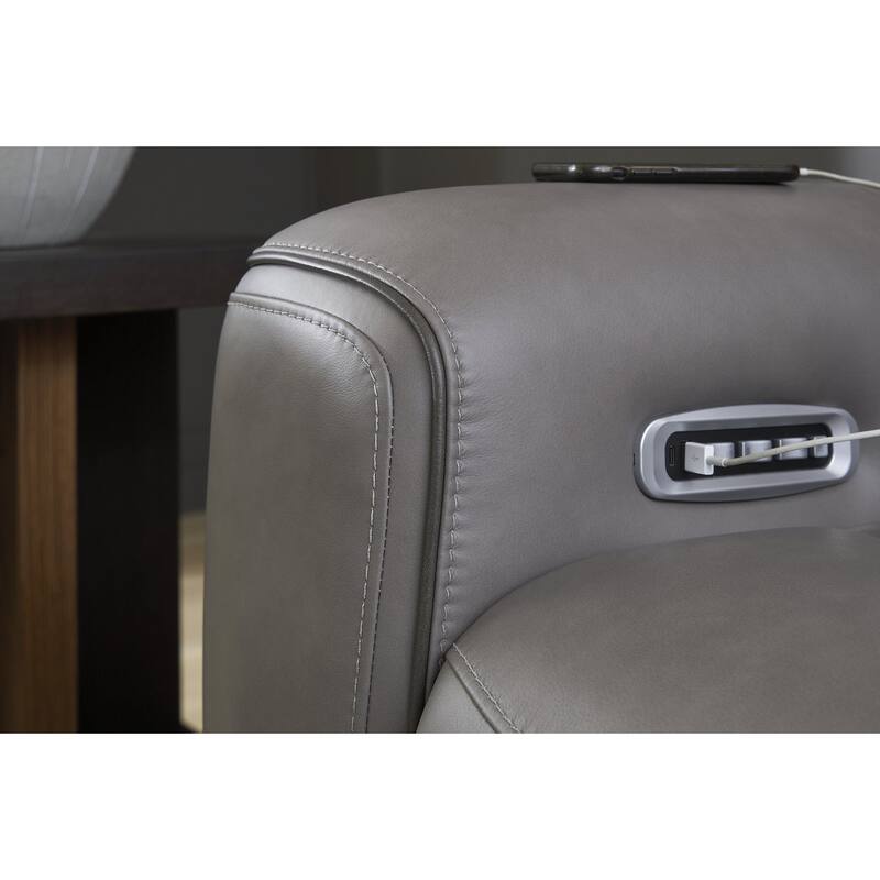 Signature Design by Ashley 5Z-Dreamlight Gray Power Recliner