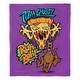 preview thumbnail 1 of 3, Warner Brothers Scooby-Doo Pizza Ghost Silk Touch Throw Blanket