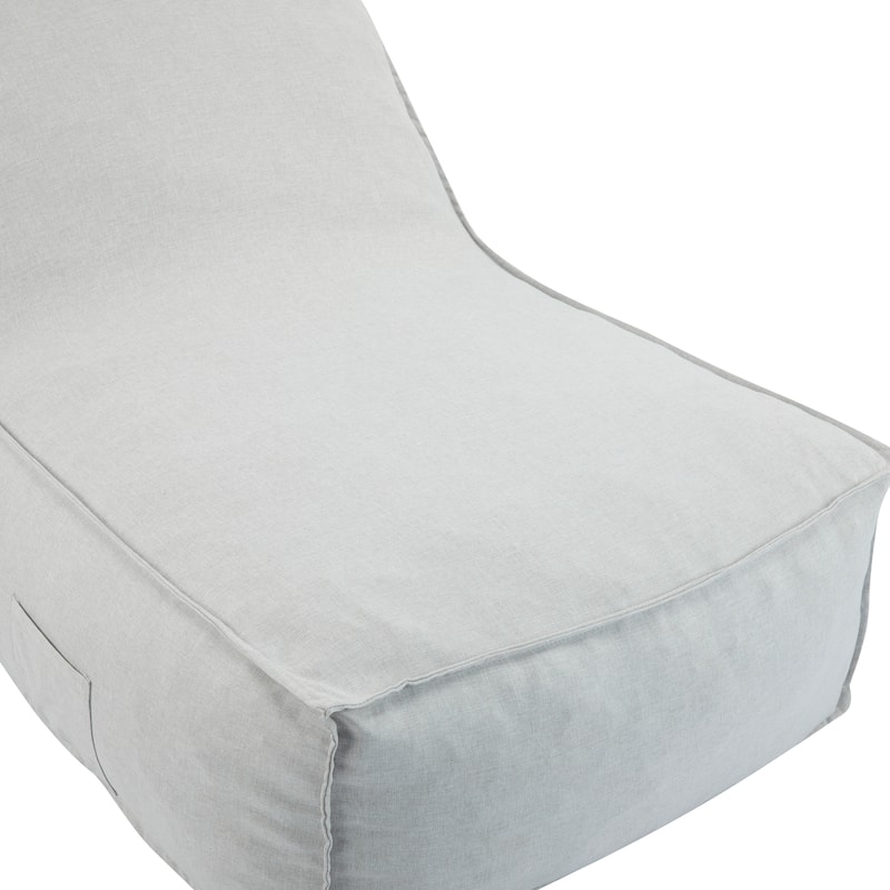 Christopher Knight Home- Carter Outdoor Fabric Bean Bag Lounge Chair