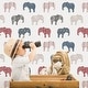 preview thumbnail 2 of 4, Galerie Wallcoverings Just 4 Kids 2 Elephants Motif Non-woven Matte Wallpaper Roll