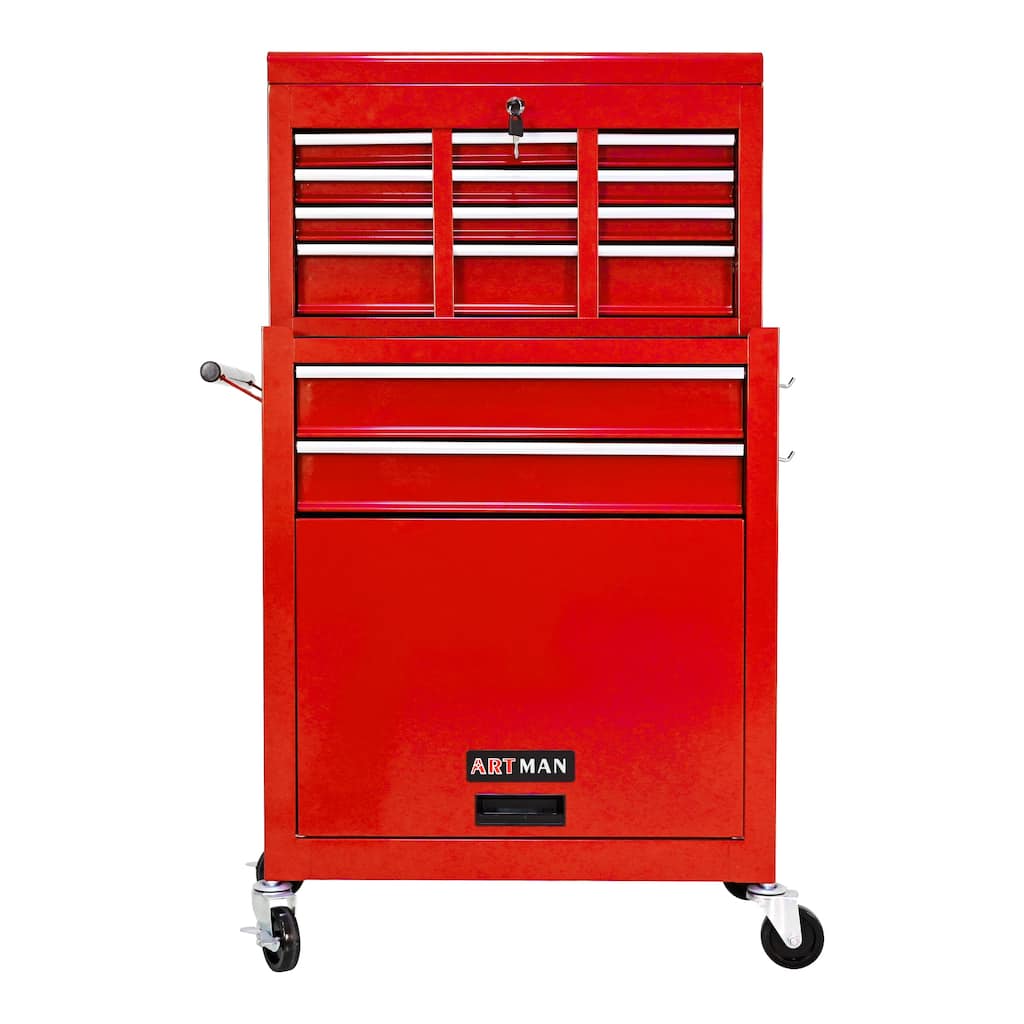 High Capacity Rolling Tool Chest with Wheels and 8 Drawers