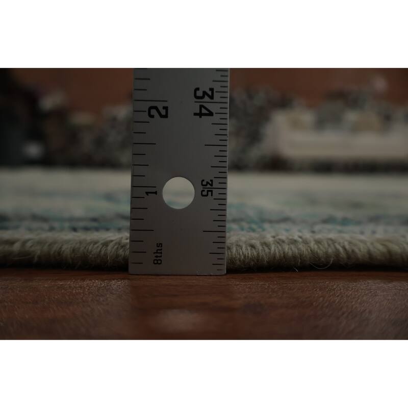 Hand Knotted Oriental 100% Wool Carpet Transitional Floral Beige & Ivories Anatolian Area Rug - 9' 4'' X 5' 10''