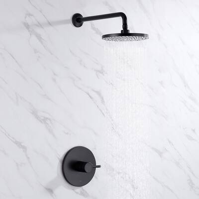 Luxier SS-B01 Single-Handle 1-Spray Shower Faucet with Valve