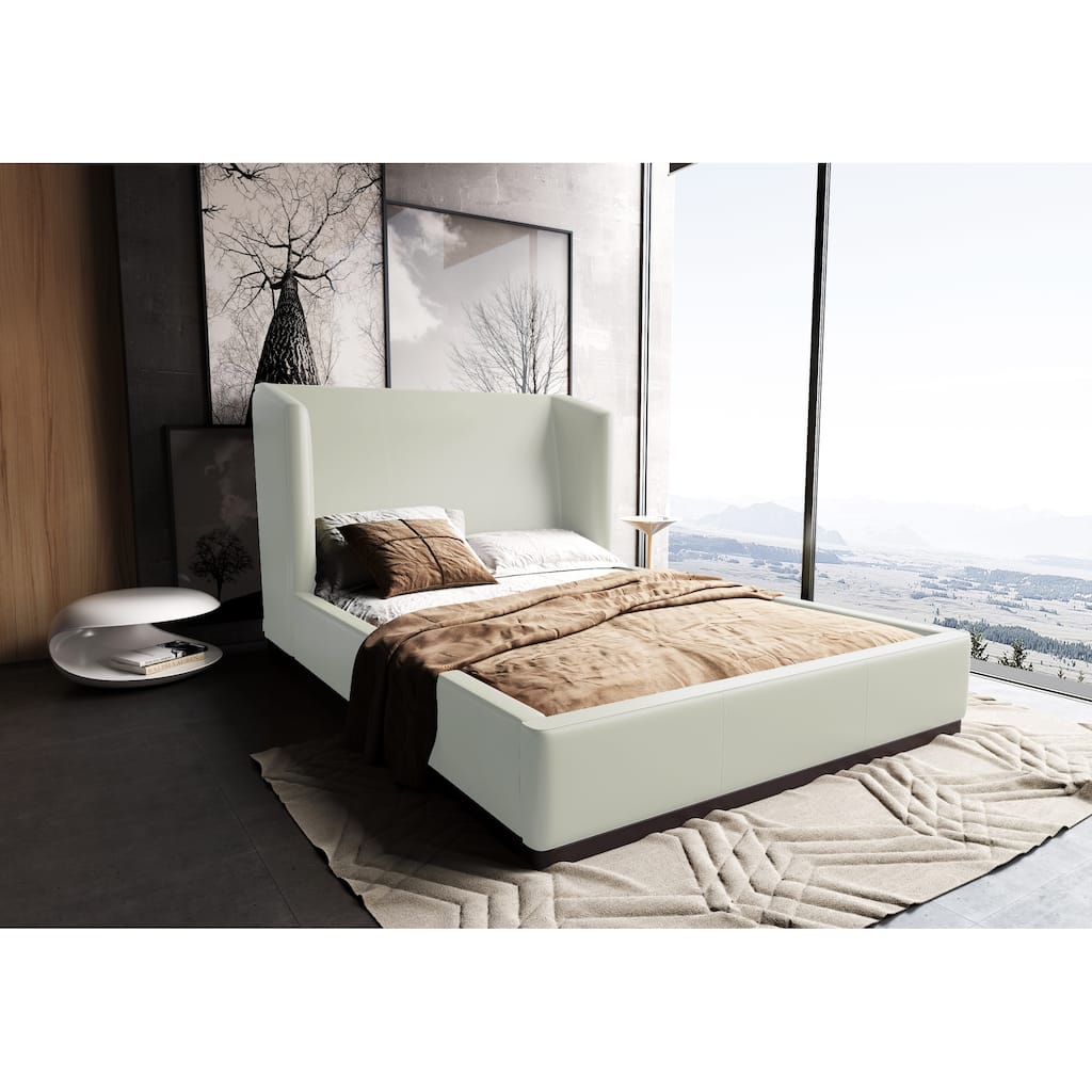 Ceets Sophisticated Modern Leather Upholstered Lenyx Bed Frame
