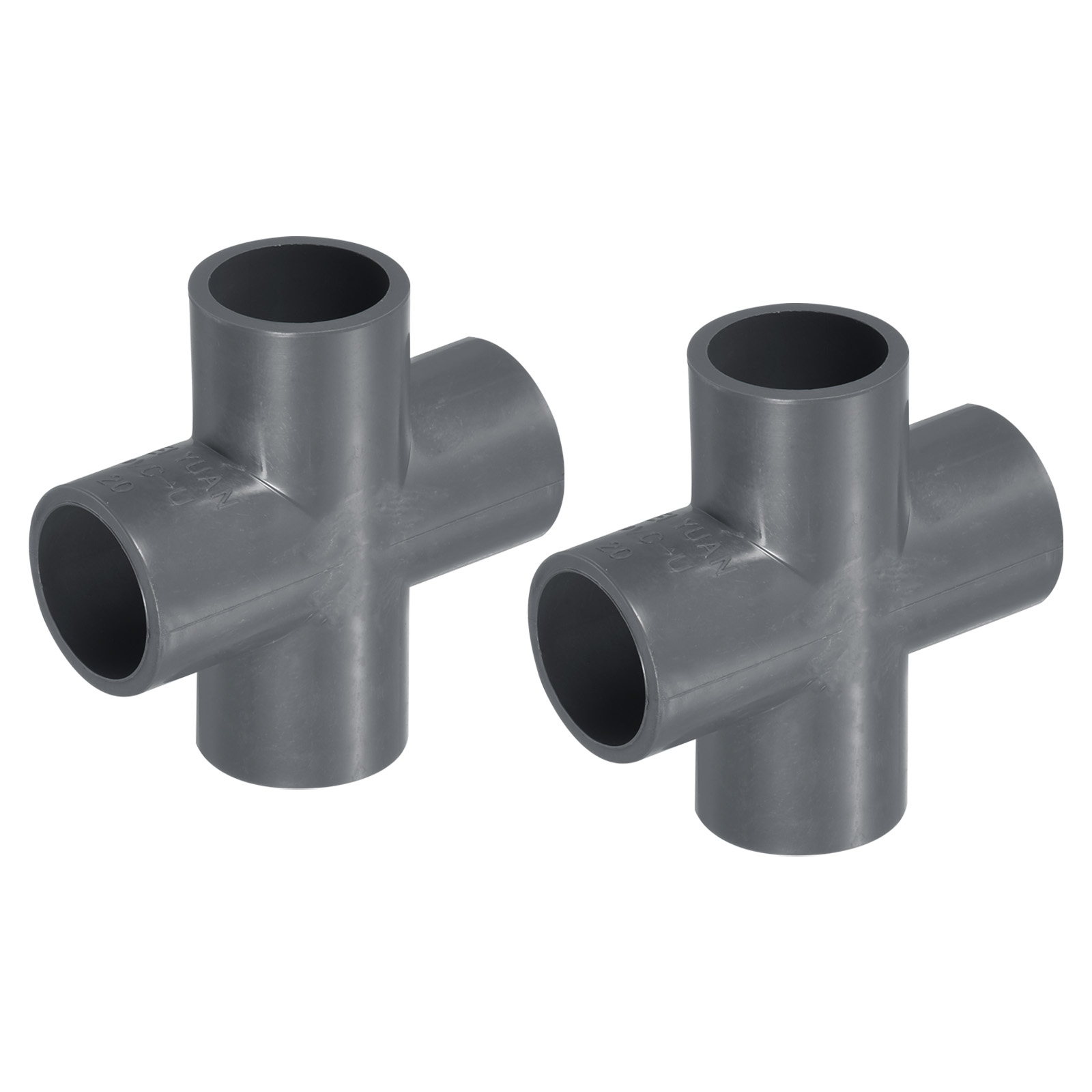 Pvc four cheap way tee