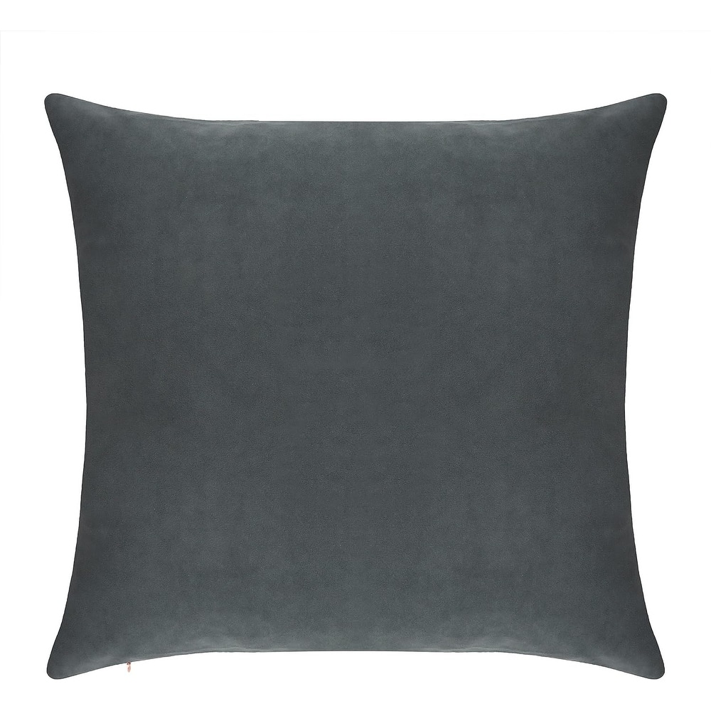 Delara Pack of 1 Velvet Decorative Throw Pillow Cover 20x20 Inches, Cushion Cover, Soft and Breathable Fabric, Hidden Zipper