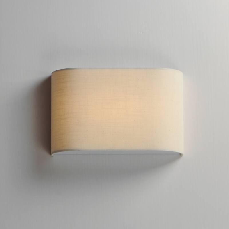 Maxim 10239 Prime 8" Tall LED Wall Sconce with Fabric and Synthetic