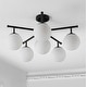 preview thumbnail 7 of 17, SAFAVIEH Lighting Briette Flush Mount - 26" W x 26" D x 15" H