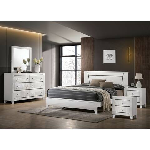 Furniture of America Larking Contemporary Wood 5-Piece Bedroom Set