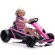 preview thumbnail 21 of 23, 24V Go Kart for Kids Pink