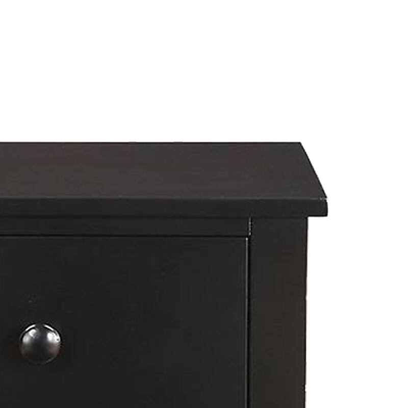 2-Drawer Traditional Design Solid Wood Nightstand 24.8 in. H X 22 in. W X 16 in. D