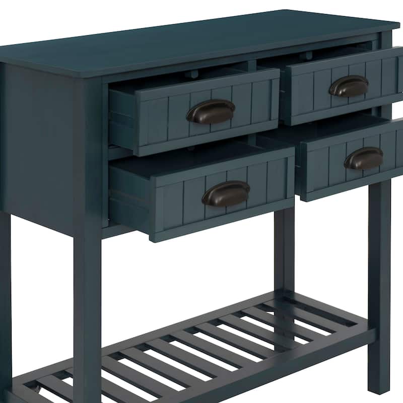 Crestway Antique Solid Wood Entryway Console Table