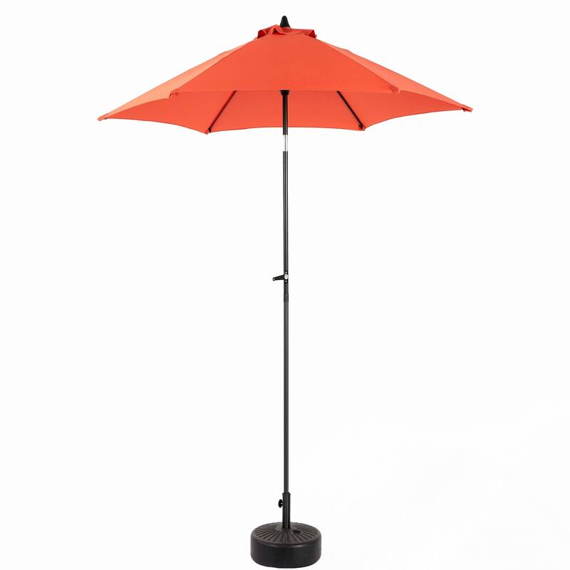 9FT Patio Umbrella with Push Button Tilt and Crank(Base Not Included)
