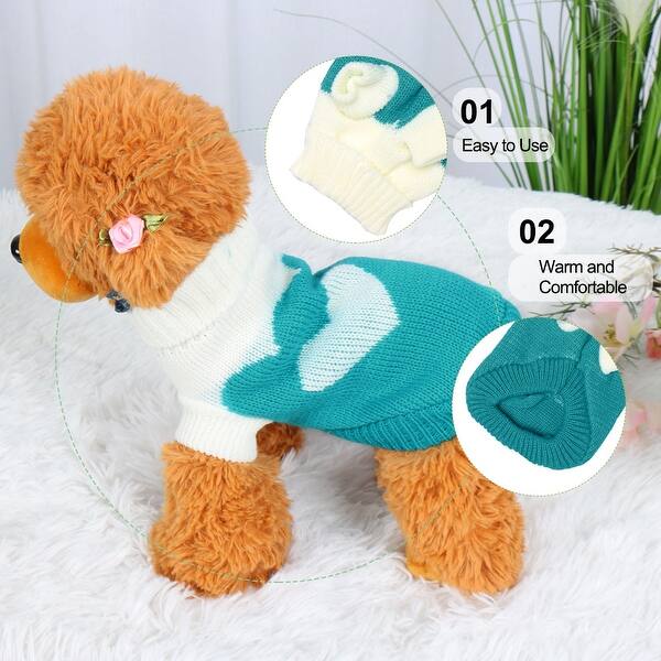 Shop Pet Dog Shirt Winter Pet Cat Clothes Puppy Wind Resistant Jacket Custome Clothing Overstock 28954930