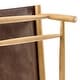 preview thumbnail 12 of 28, NPD Furniture Oswald Faux Leather Tufted Accent Chair