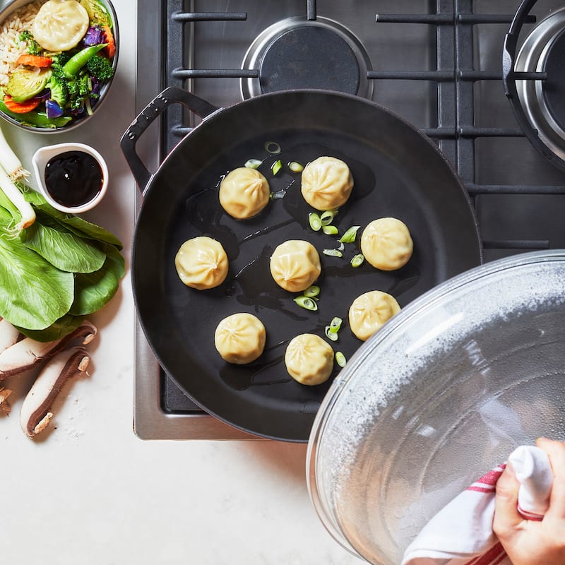 STAUB Cast Iron 3.5-qt Braiser with Glass Lid