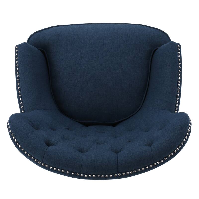 Tafton Tufted Oversized Fabric Club Chair by Christopher Knight Home - 33.50" L x 35.00" W x 34.50" H