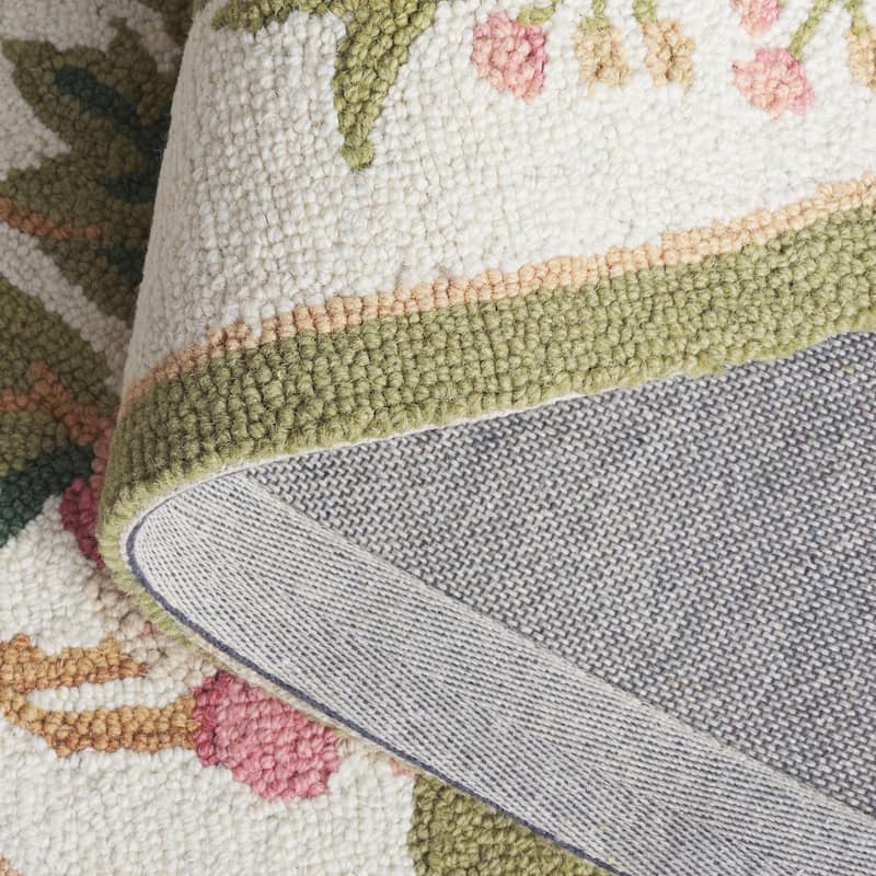 SAFAVIEH Handmade Chelsea Rodovica Floral French Country Wool Rug