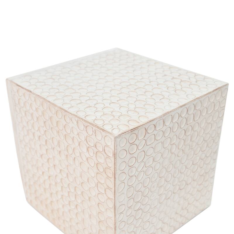 Christopher Knight Home - Hudson Modern Cube Side Table with Durable Magnesium Oxide Build