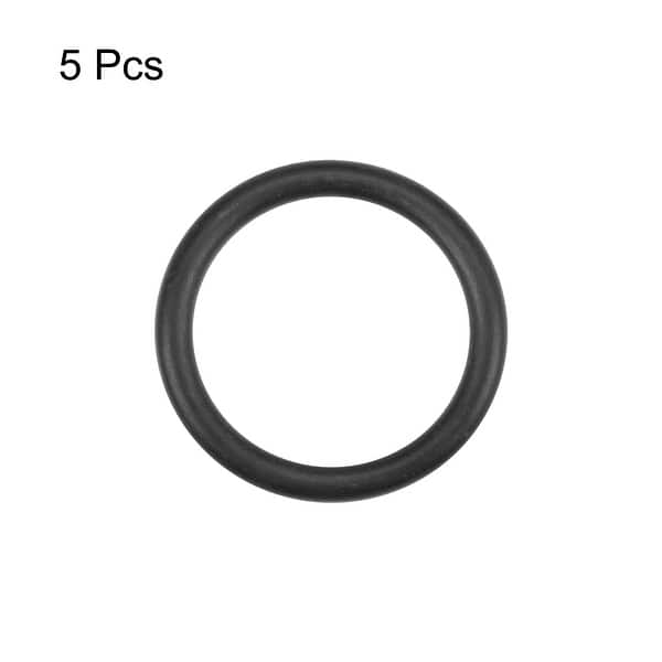 ORings Nitrile Rubber 2.65mm Width Round Seal Gasket 5 Pcs Bed Bath