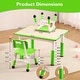preview thumbnail 16 of 26, Kids Table and 4 Chair Set - Height Adjustable