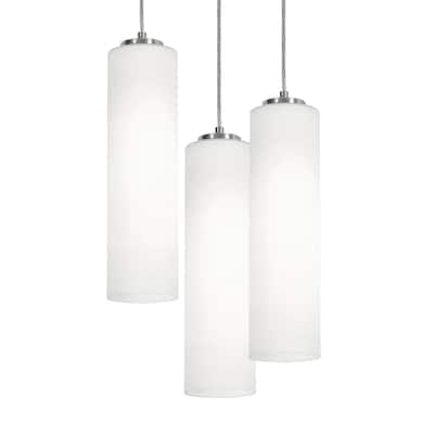AFX LEOP0412MBRND3 Leo 3 Light 18" Wide Multi Light Pendant