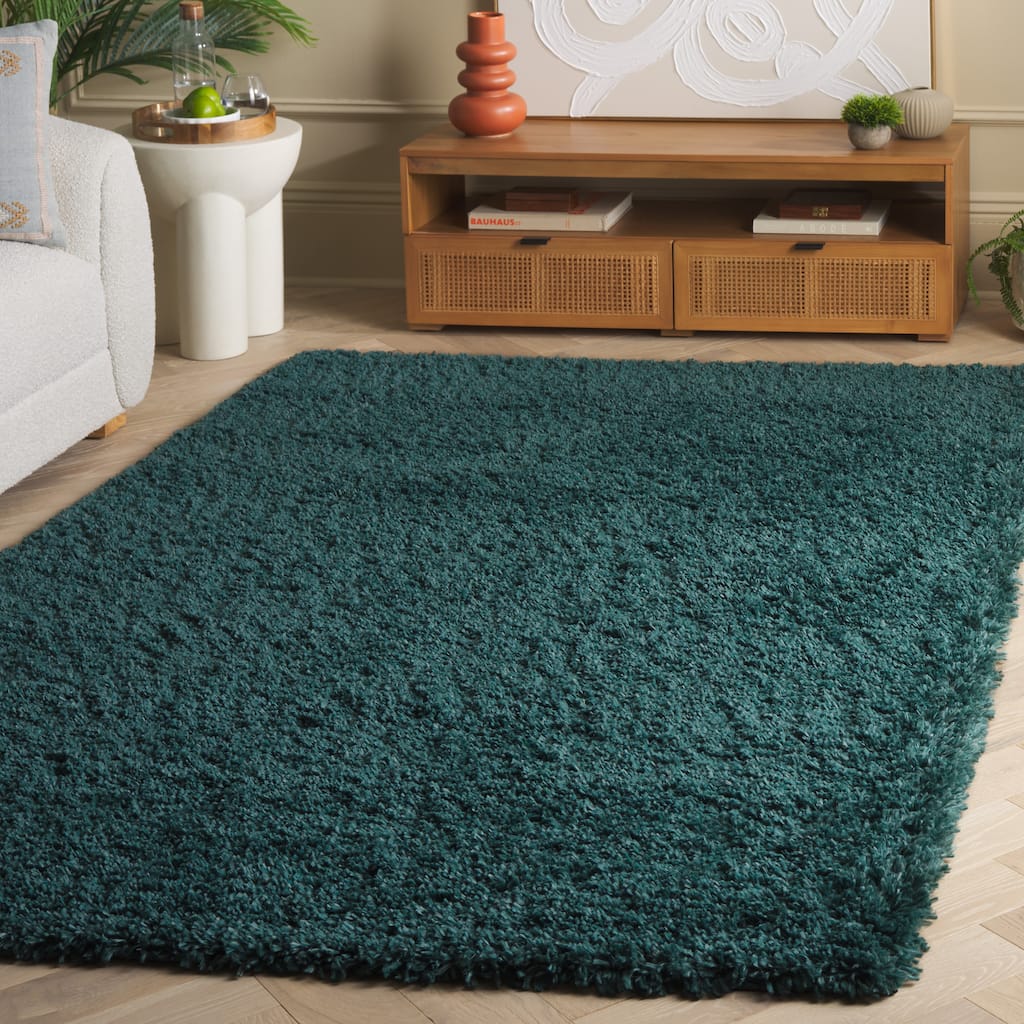 SAFAVIEH Fontana Shag Dagi Solid 2-inch Thick Rug - 9' x 12'