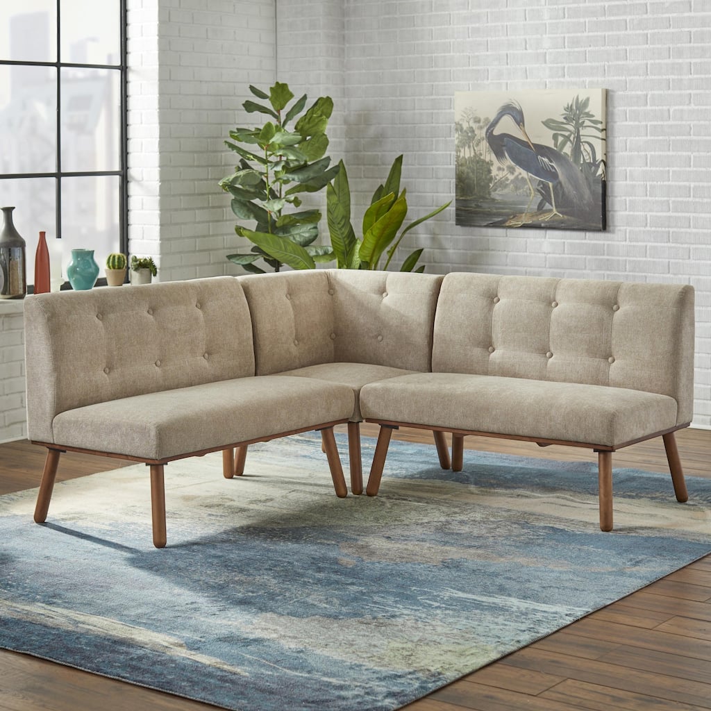 Simple Living 3-piece Playmate Nook Banquette Set