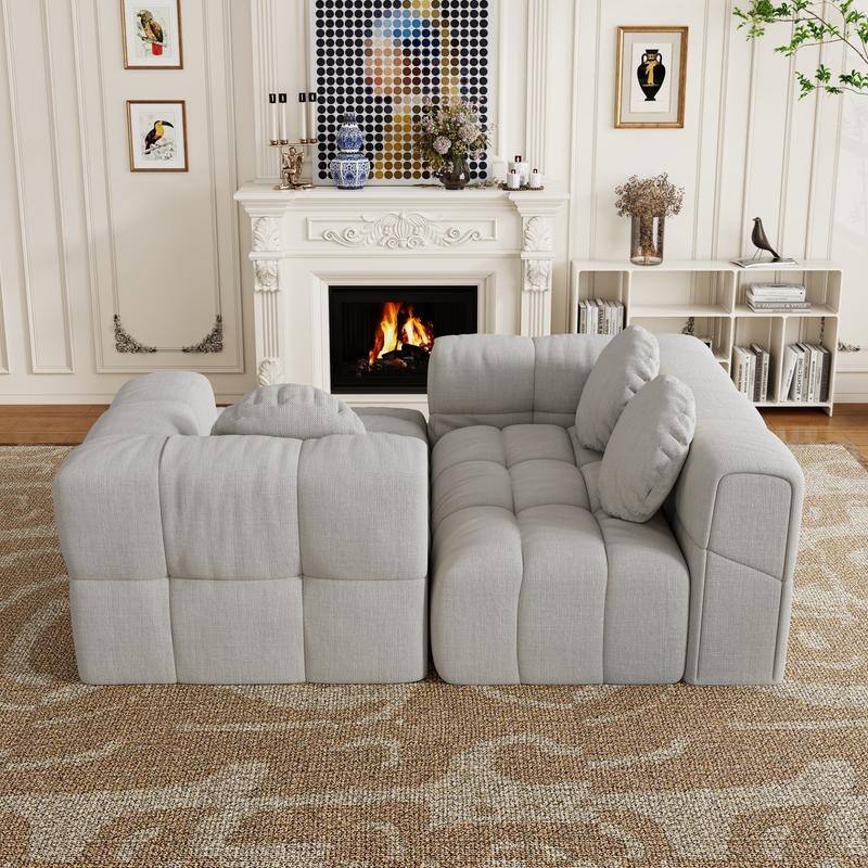 103" L-Shaped Modular Sofa, Free Combination (Left and Right Facing)
