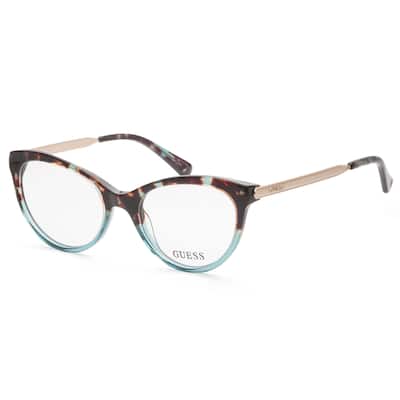 Guess Women's 51mm Blue Havana Opticals