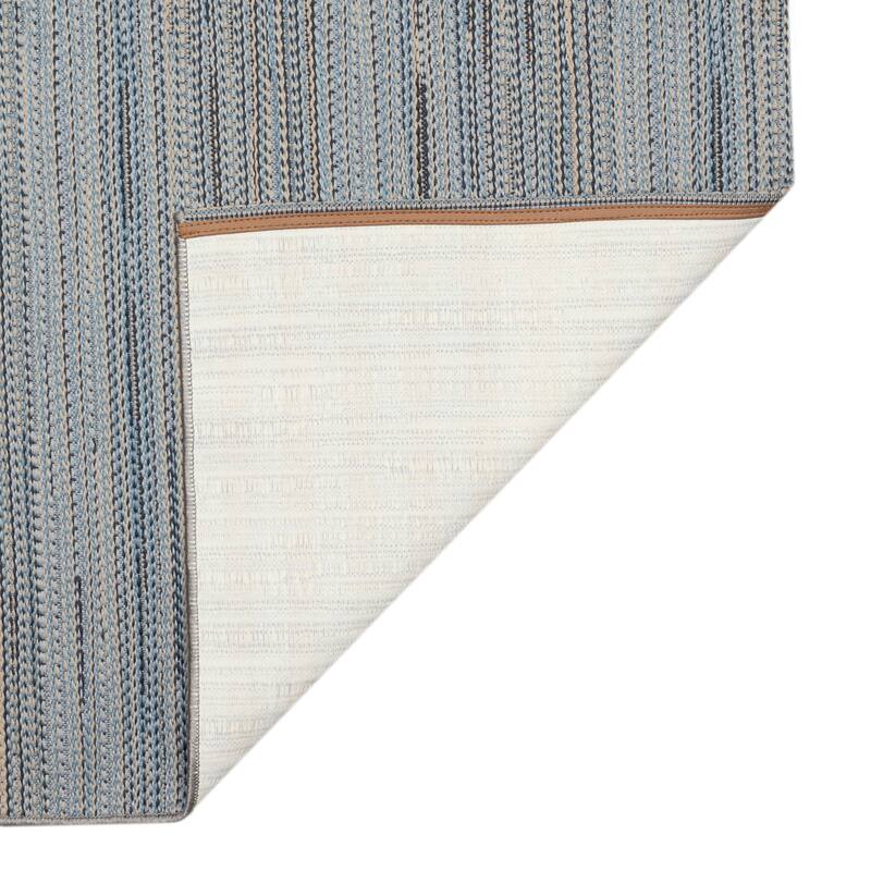 Liora Manne Miranda Tweed Stripe Indoor/Outdoor Rug