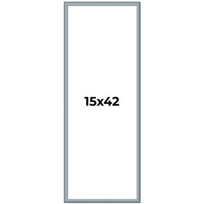 15x42 Frame Rustic Sky Blue Solid Wood Picture Frame | 0.75 Inch