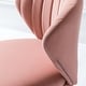 preview thumbnail 81 of 105, Luna Modern Glam Upholstered Tufted Back Side Accent Dining Chair with Small Base by HULALA HOME