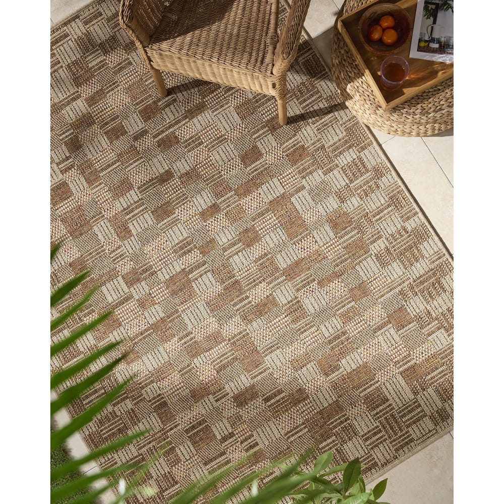 Livabliss Crete Cottage Indoor/Outdoor Area Rug