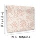 preview thumbnail 6 of 5, A-Street Prints Tortuga Pink Coral Weave Wallpaper