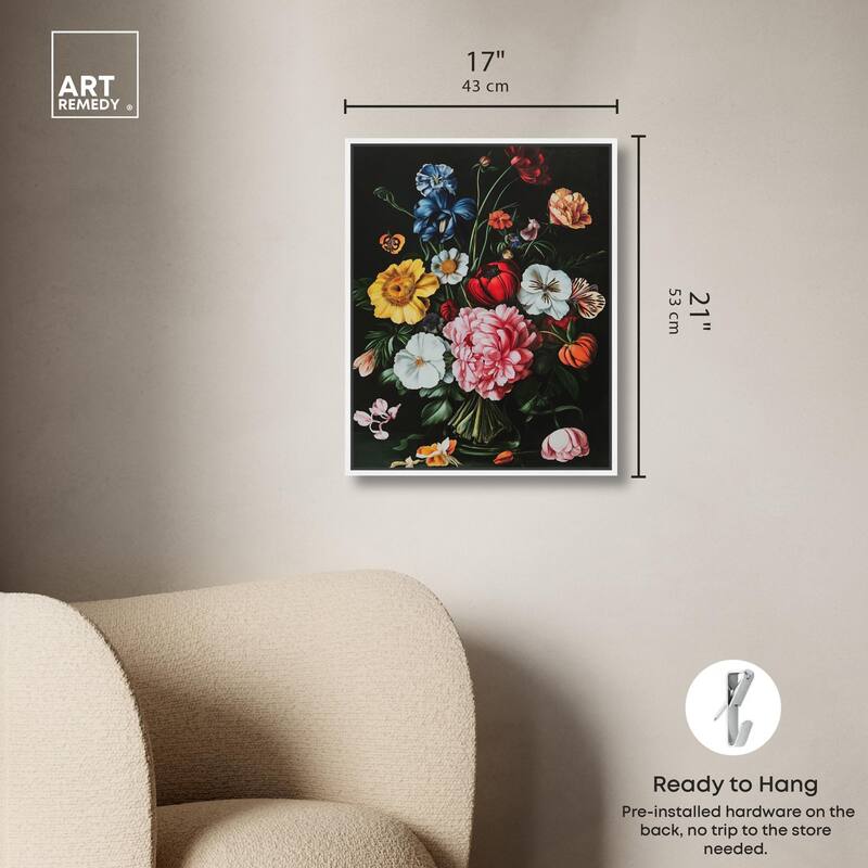 Violet Vignette I Canvas by Art Remedy