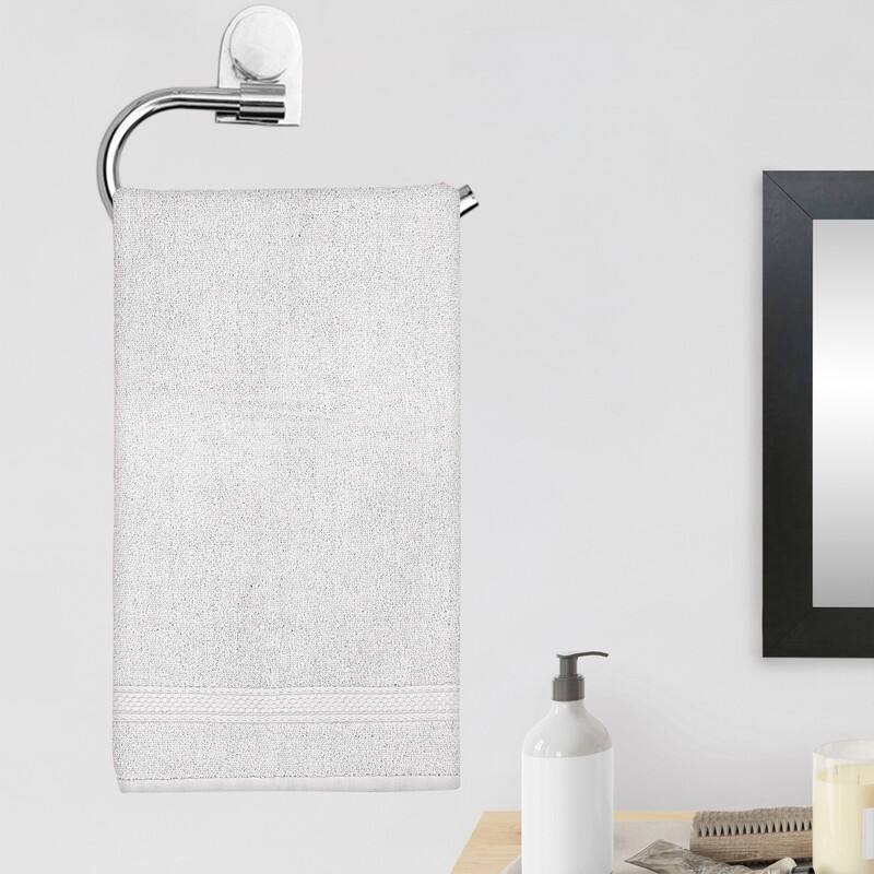 A1HC Hand Towel 6 Piece Set, 500 GSM Duet Technology 100% Ring Spun Cotton, Ultra Soft, Quick Dry, (16"x28")