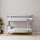 preview thumbnail 1 of 8, Meble Furniture Olivia Bunk Bed (80"W x 61"H) - Modern Kids Twin Over Twin Gray
